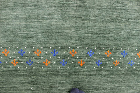 Bhadohi Multicolor Hand Loom Woven 57 X 80 Area Rug 902-155848 Image 3
