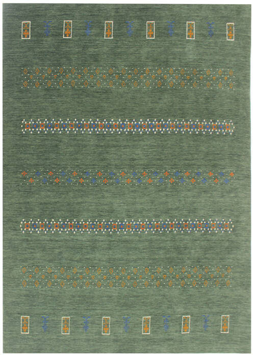 Bhadohi Multicolor Hand Loom Woven 57 X 80 Area Rug 902-155848 Image 0