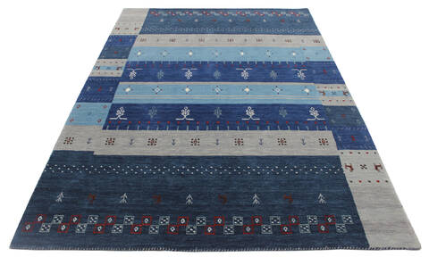 Bhadohi Multicolor Hand Loom Woven 57 X 80 Area Rug 902-155849 Image 1