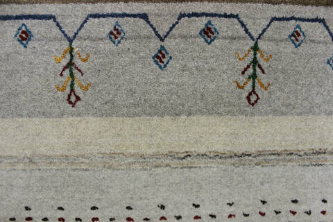 Bhadohi Multicolor Hand Loom Woven 57 X 80 Area Rug 902-155852 Image 3