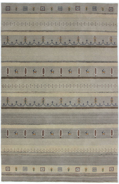 Bhadohi Multicolor Hand Loom Woven 57 X 80 Area Rug 902-155852 Image 0