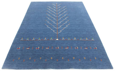 Bhadohi Multicolor Hand Loom Woven 57 X 80 Area Rug 902-155854 Image 1