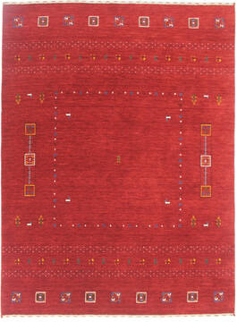 Indian Bhadohi Multicolor Rectangle 5x8 ft Wool and Cotton Carpet 155857