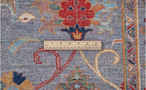Chobi Grey Hand Knotted 51 X 70 Area Rug 700-155858 Image 8