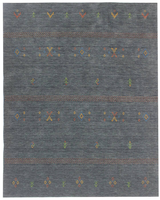 Bhadohi Multicolor Hand Loom Woven 57 X 80 Area Rug 902-155860 Image 0