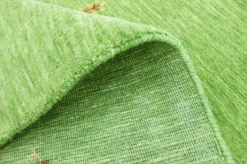 Bhadohi Multicolor Hand Loom Woven 57 X 80 Area Rug 902-155861 Image 4