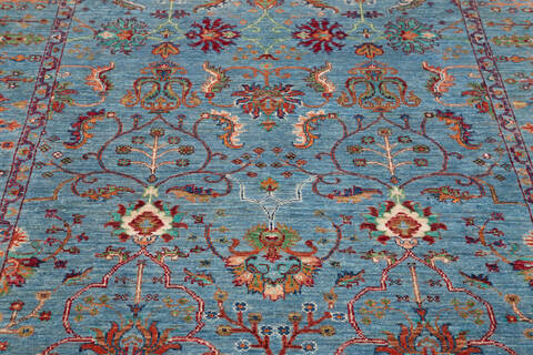 Chobi Grey Hand Knotted 52 X 70 Area Rug 700-155865 Image 4