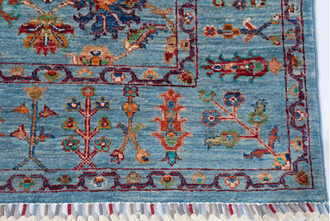 Chobi Grey Hand Knotted 52 X 70 Area Rug 700-155865 Image 5