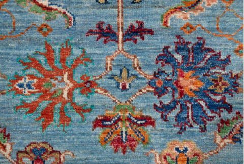 Chobi Grey Hand Knotted 52 X 70 Area Rug 700-155865 Image 6