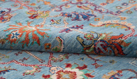 Chobi Grey Hand Knotted 52 X 70 Area Rug 700-155865 Image 7