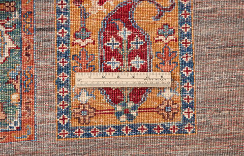 Chobi Grey Hand Knotted 51 X 69 Area Rug 700-155866 Image 8