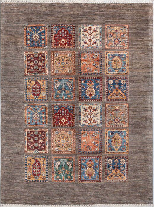 Chobi Grey Hand Knotted 51 X 69 Area Rug 700-155866 Image 0