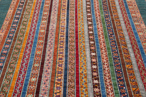 Chobi Green Hand Knotted 59 X 81 Area Rug 700-155868 Image 4