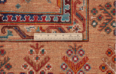Chobi Yellow Hand Knotted 59 X 83 Area Rug 700-155869 Image 8