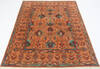 Chobi Yellow Hand Knotted 59 X 83 Area Rug 700-155869 Thumb 1