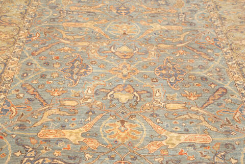 Chobi Grey Hand Knotted 60 X 810 Area Rug 700-155870 Image 4