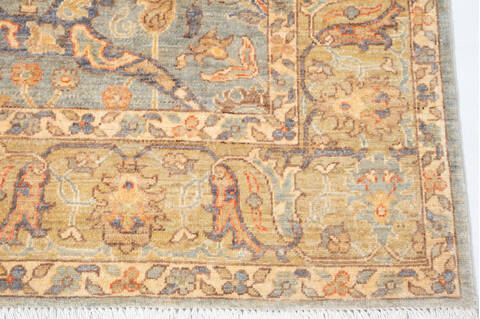 Chobi Grey Hand Knotted 60 X 810 Area Rug 700-155870 Image 5