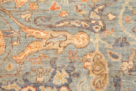 Chobi Grey Hand Knotted 60 X 810 Area Rug 700-155870 Image 6