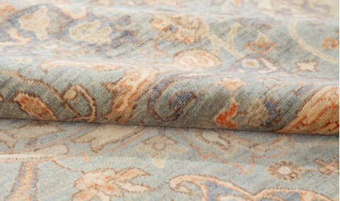 Chobi Grey Hand Knotted 60 X 810 Area Rug 700-155870 Image 7