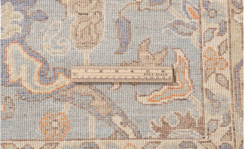 Chobi Grey Hand Knotted 60 X 810 Area Rug 700-155870 Image 8