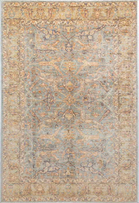 Chobi Grey Hand Knotted 60 X 810 Area Rug 700-155870 Image 0