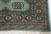 Bokhara Green Hand Knotted 410 X 67 Area Rug 700-155872 Thumb 5