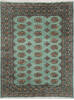 Bokhara Green Hand Knotted 410 X 67 Area Rug 700-155872 Thumb 0