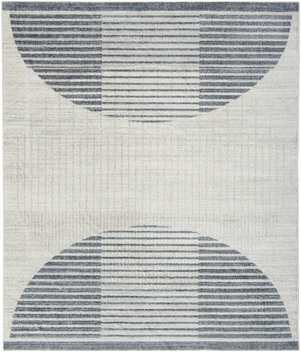 Nourison Astra Machine Washable Blue 90 X 120 Area Rug  805-155883 Image 0