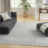 Nourison Astra Machine Washable Grey 90 X 120 Area Rug  805-155888 Thumb 1