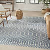 Nourison Astra Machine Washable Blue 90 X 120 Area Rug  805-155889 Thumb 1