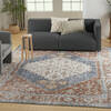 Nourison Astra Machine Washable Multicolor 90 X 120 Area Rug  805-155893 Thumb 1