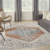 Nourison Astra Machine Washable Multicolor 90 X 120 Area Rug  805-155894 Thumb 1