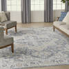Nourison Astra Machine Washable Blue 90 X 120 Area Rug  805-155897 Thumb 1