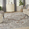 Nourison Astra Machine Washable Multicolor 90 X 120 Area Rug  805-155899 Thumb 1