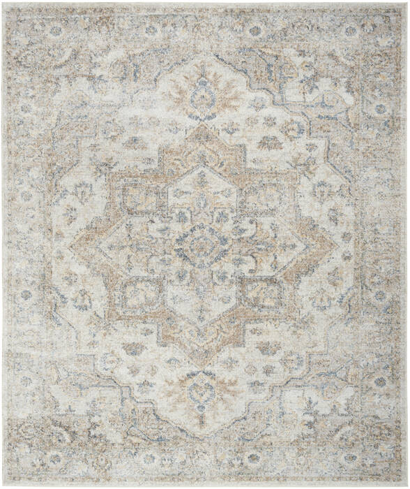 Nourison Astra Machine Washable Grey 90 X 120 Area Rug  805-155900 Image 0