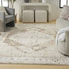 Nourison Astra Machine Washable Beige 90 X 120 Area Rug  805-155910 Thumb 1