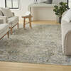 Nourison Astra Machine Washable Green 90 X 120 Area Rug  805-155912 Thumb 1
