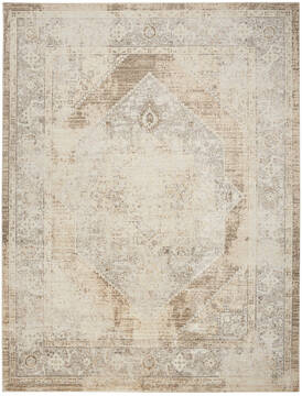 Nourison Astra Machine Washable Beige 9'0" X 12'0" Area Rug  805-155913