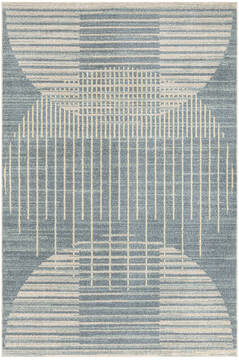 Nourison Astra Machine Washable Blue Rectangle 3x5 ft Polyester Carpet 155929