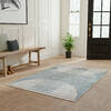 Nourison Astra Machine Washable Blue 53 X 70 Area Rug  805-155931 Thumb 1