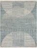 Nourison Astra Machine Washable Blue 53 X 70 Area Rug  805-155931 Thumb 0