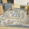 Nourison Astra Machine Washable White 710 X 100 Area Rug  805-155933 Thumb 1