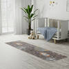 Nourison Astra Machine Washable Blue Runner 22 X 80 Area Rug  805-155936 Thumb 1