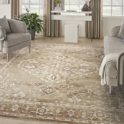 Nourison Astra Machine Washable Multicolor 710 X 100 Area Rug  805-155949 Image 1