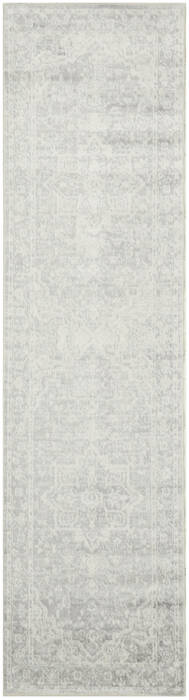 Nourison Astra Machine Washable Grey Runner 22 X 80 Area Rug  805-155950 Image 0