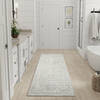 Nourison Astra Machine Washable Grey Runner 22 X 80 Area Rug  805-155950 Thumb 1
