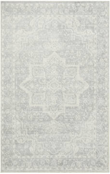 Nourison Astra Machine Washable Grey Rectangle 3x5 ft Polyester Carpet 155951