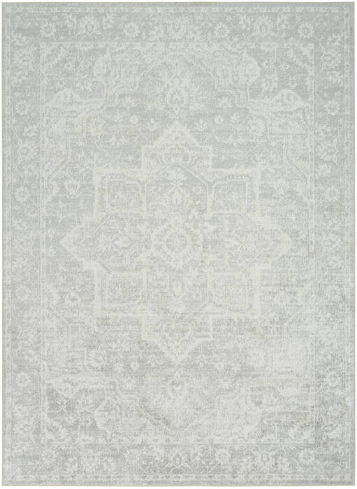 Nourison Astra Machine Washable Grey 67 X 90 Area Rug  805-155954 Image 0