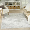 Nourison Astra Machine Washable Grey 67 X 90 Area Rug  805-155954 Thumb 1