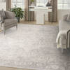 Nourison Astra Machine Washable Grey 710 X 100 Area Rug  805-155955 Thumb 1